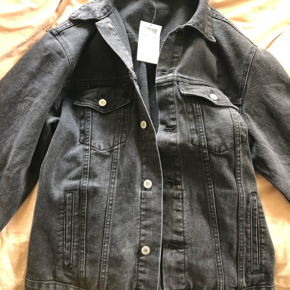 Brandy Melville black/dark grey denim jacket